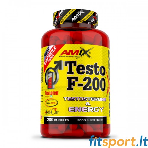 AmixPro®TestoF-200® 200 kaps. + Dovana Amix TribuLyn® 40 % 60 kaps 